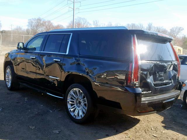 1GYS3HKJ8JR119054 - 2018 CADILLAC ESCALADE E BLACK photo 3