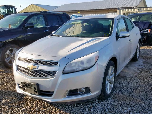 1G11H5SA7DU146161 - 2013 CHEVROLET MALIBU LTZ SILVER photo 2