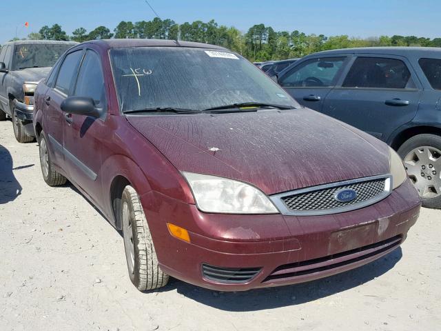 1FAFP34N06W101791 - 2006 FORD FOCUS ZX4 MAROON photo 1