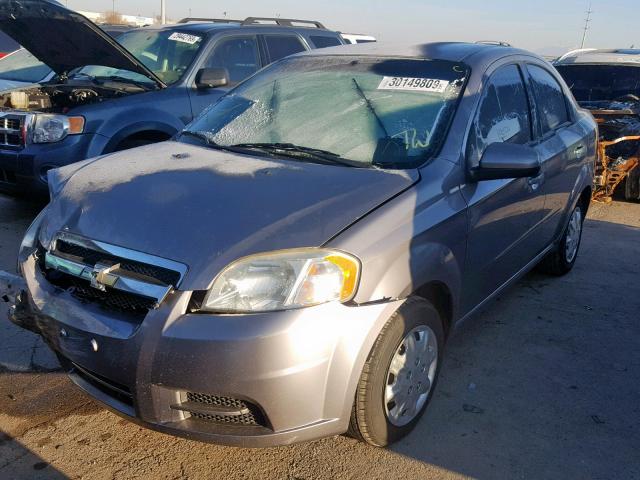 KL1TD5DEXBB150863 - 2011 CHEVROLET AVEO LS GRAY photo 2