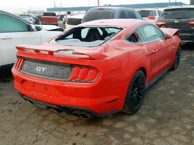 1FA6P8CF3J5132359 - 2018 FORD MUSTANG GT RED photo 4