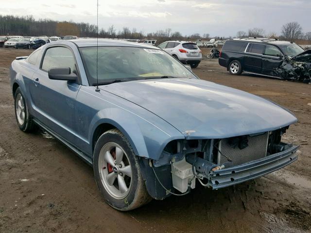 1ZVHT80N085133387 - 2008 FORD MUSTANG BLUE photo 1