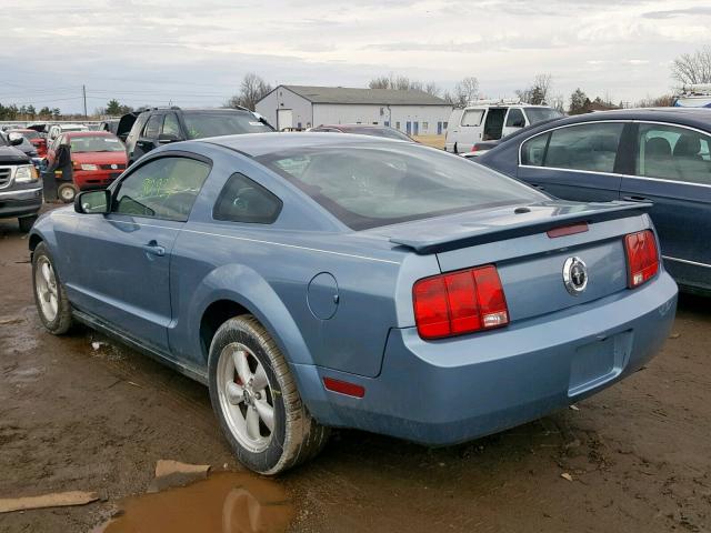1ZVHT80N085133387 - 2008 FORD MUSTANG BLUE photo 3