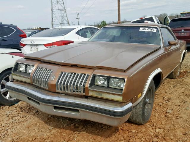 3GH7KRG6D146390 - 1976 OLDSMOBILE CUTLASS 44 BROWN photo 2