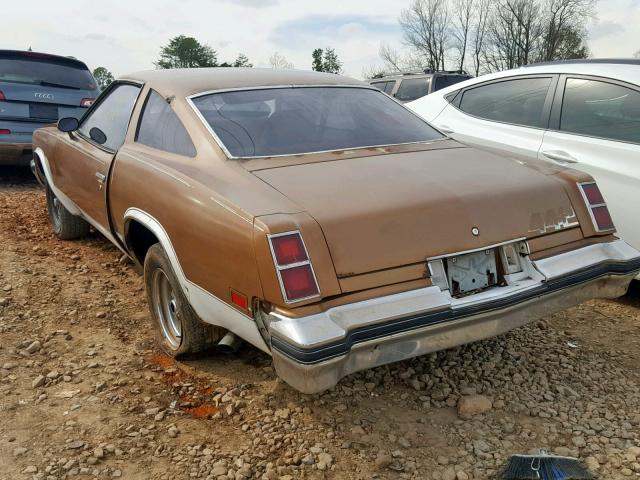 3GH7KRG6D146390 - 1976 OLDSMOBILE CUTLASS 44 BROWN photo 3