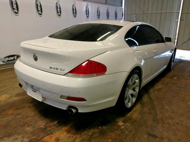 WBAEH73465B193446 - 2005 BMW 645 CI AUT WHITE photo 4