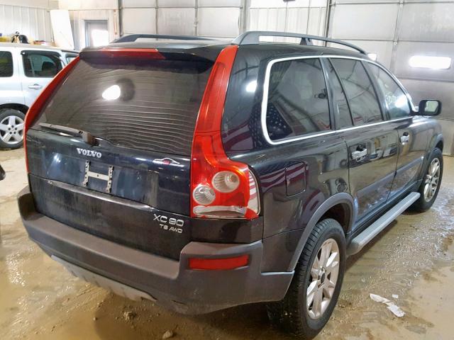 YV1CZ91H131011559 - 2003 VOLVO XC90 T6 BLACK photo 4