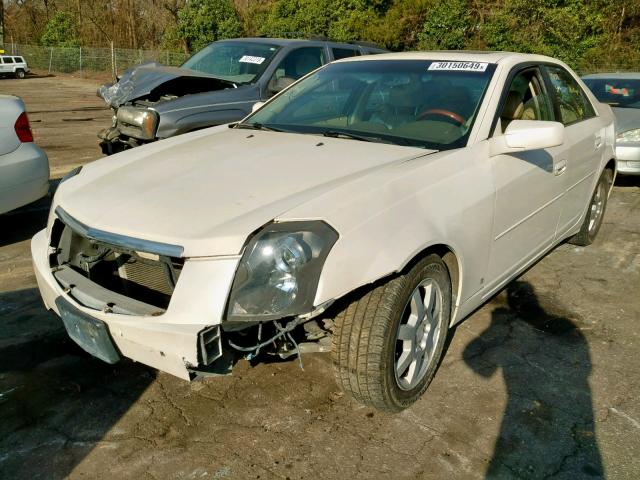 1G6DP577460112647 - 2006 CADILLAC CTS HI FEA WHITE photo 2