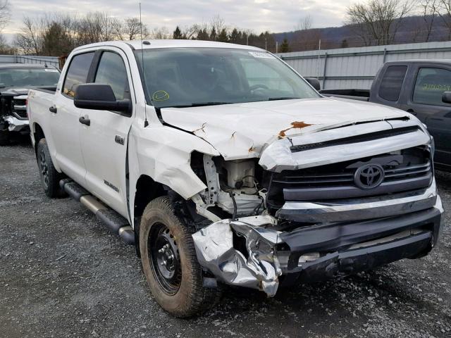 5TFDY5F19FX416832 - 2015 TOYOTA TUNDRA CRE WHITE photo 1