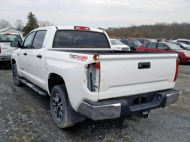 5TFDY5F19FX416832 - 2015 TOYOTA TUNDRA CRE WHITE photo 3