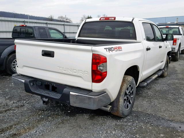 5TFDY5F19FX416832 - 2015 TOYOTA TUNDRA CRE WHITE photo 4