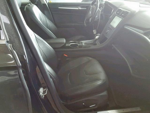 3FA6P0D91DR279162 - 2013 FORD FUSION TIT BLACK photo 5