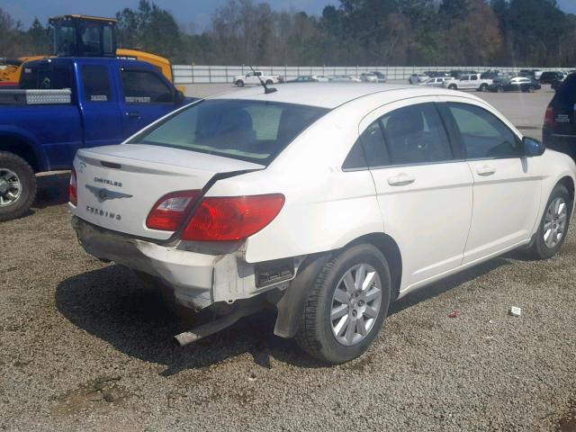 1C3CC4FB3AN123756 - 2010 CHRYSLER SEBRING TO WHITE photo 4