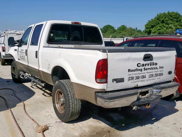 1FTSW31FXYEB43449 - 2000 FORD F350 SRW S WHITE photo 3