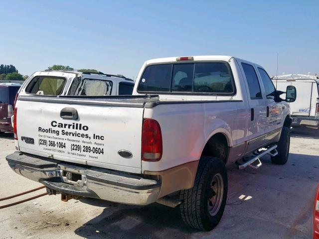 1FTSW31FXYEB43449 - 2000 FORD F350 SRW S WHITE photo 4