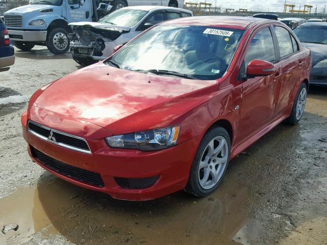 JA32U2FU3FU026031 - 2015 MITSUBISHI LANCER ES MAROON photo 2