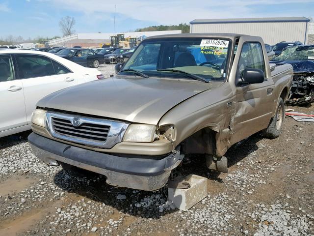 4F4YR12C4XTM38865 - 1999 MAZDA B2500 BEIGE photo 2