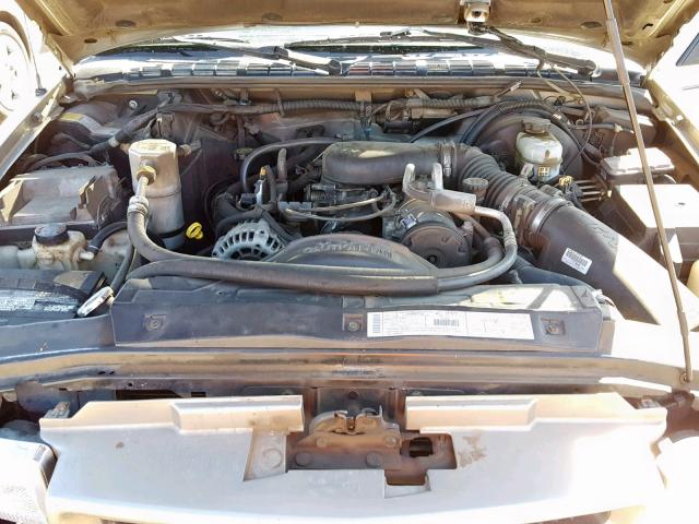 1GNDT13W012134762 - 2001 CHEVROLET BLAZER SILVER photo 7