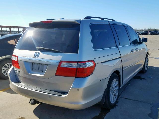 5FNRL38866B128571 - 2006 HONDA ODYSSEY TO SILVER photo 4