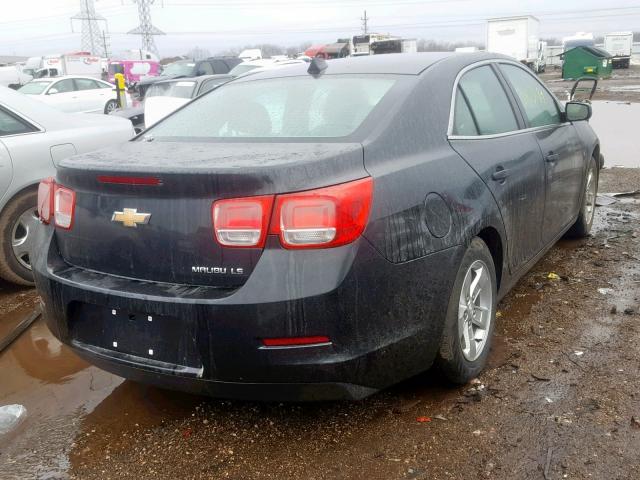 1G11B5SL9EF125093 - 2014 CHEVROLET MALIBU LS BLACK photo 4