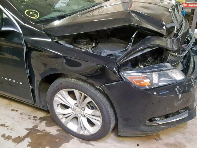 2G1115SL0F9147674 - 2015 CHEVROLET IMPALA LT BLACK photo 9