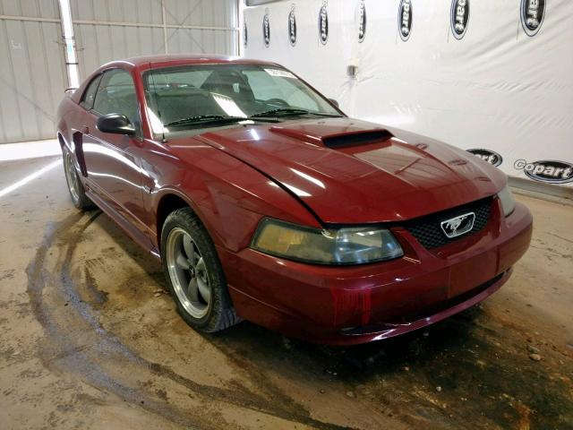 1FAFP42X82F120335 - 2002 FORD MUSTANG GT RED photo 1