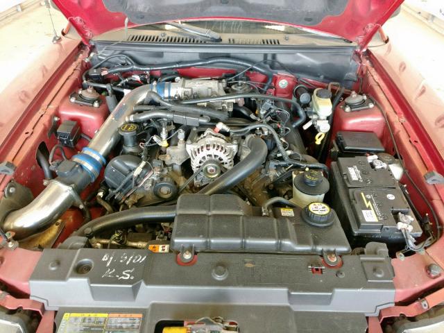1FAFP42X82F120335 - 2002 FORD MUSTANG GT RED photo 7
