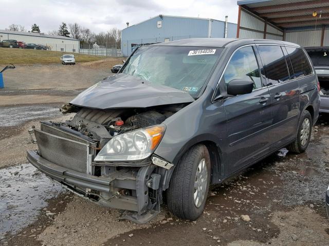 5FNRL38268B056043 - 2008 HONDA ODYSSEY LX GRAY photo 2