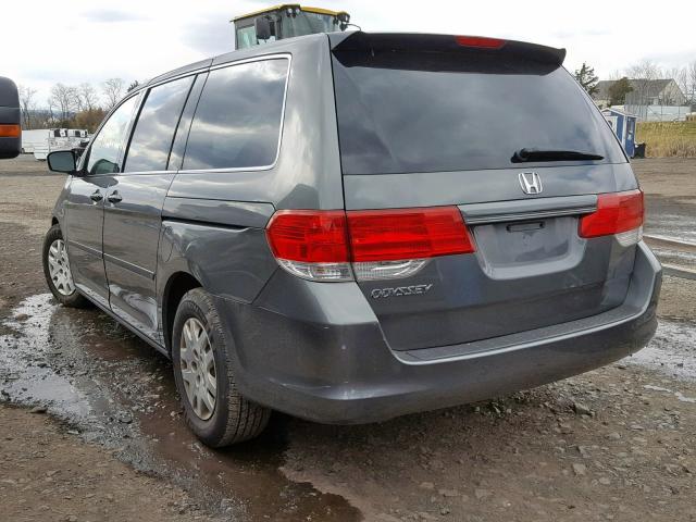 5FNRL38268B056043 - 2008 HONDA ODYSSEY LX GRAY photo 3