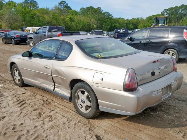 2G1WW12E339104489 - 2003 CHEVROLET MONTE CARL BROWN photo 3