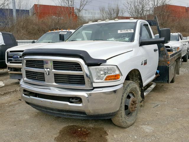 3D6WZ4EL1BG539682 - 2011 DODGE RAM 3500 S WHITE photo 2