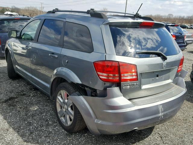 3D4GH57V09T166754 - 2009 DODGE JOURNEY SX SILVER photo 3