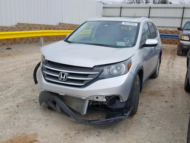 2HKRM3H71CH511576 - 2012 HONDA CR-V EXL SILVER photo 2