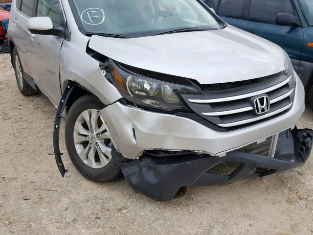 2HKRM3H71CH511576 - 2012 HONDA CR-V EXL SILVER photo 9