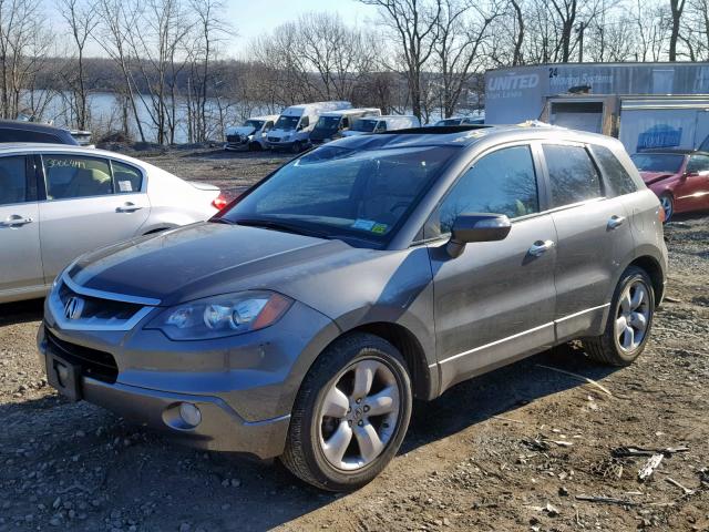 5J8TB18289A008455 - 2009 ACURA RDX GRAY photo 2