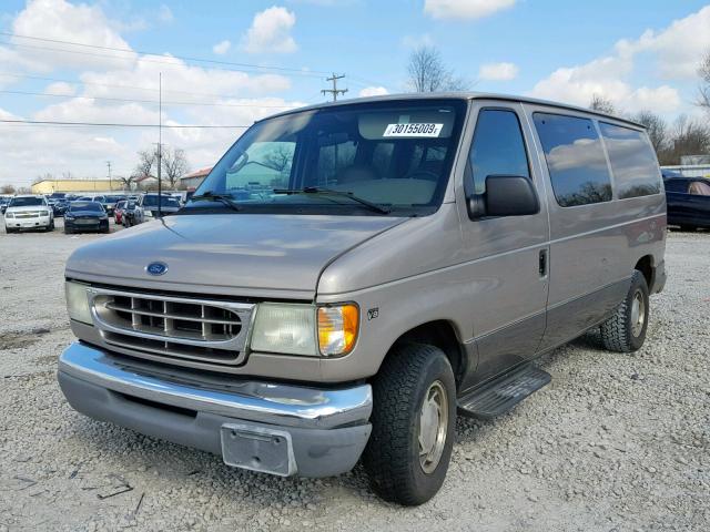 1FMRE11W92HA67293 - 2002 FORD ECONOLINE BROWN photo 2