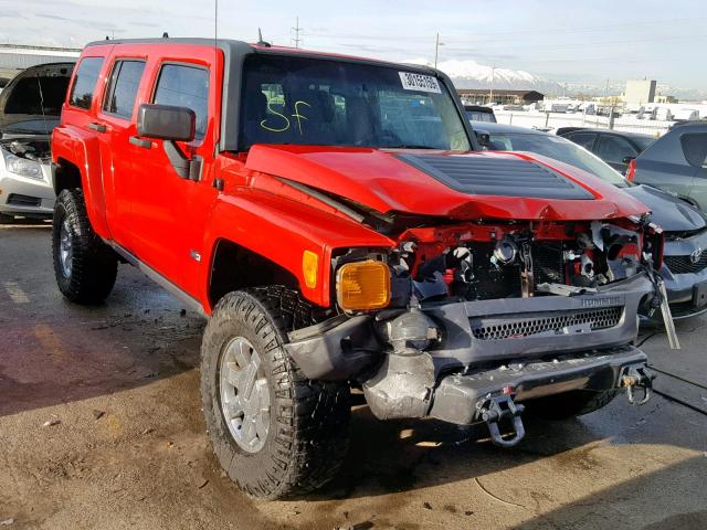 5GTDN136768247866 - 2006 HUMMER H3 RED photo 1