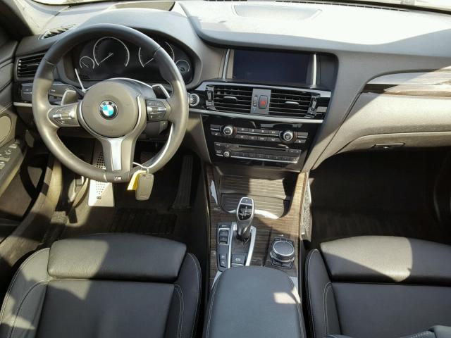 5UXWX7C51H0U40129 - 2017 BMW X3 XDRIVE3 SILVER photo 9