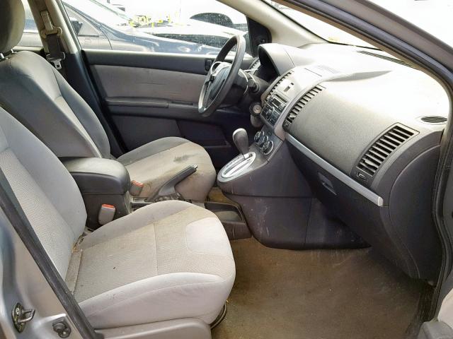 3N1AB6AP0BL622295 - 2011 NISSAN SENTRA 2.0 SILVER photo 5