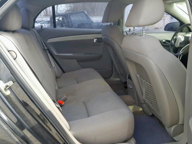 1G1ZB5E16BF215584 - 2011 CHEVROLET MALIBU LS შავი ფოტო 6