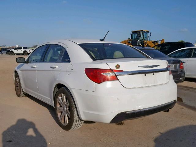 1C3CCBAB5DN761720 - 2013 CHRYSLER 200 LX WHITE photo 3