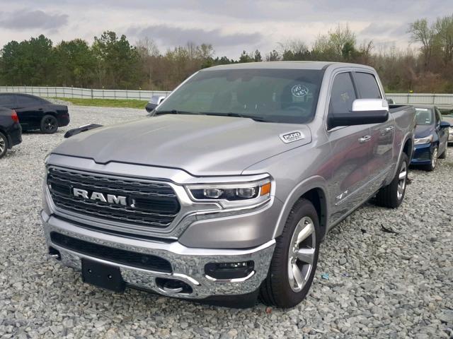 1C6SRFHT0KN506652 - 2019 RAM 1500 LIMIT SILVER photo 2