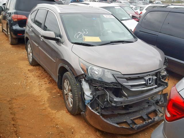 5J6RM3H77DL047801 - 2013 HONDA CR-V EXL GRAY photo 1