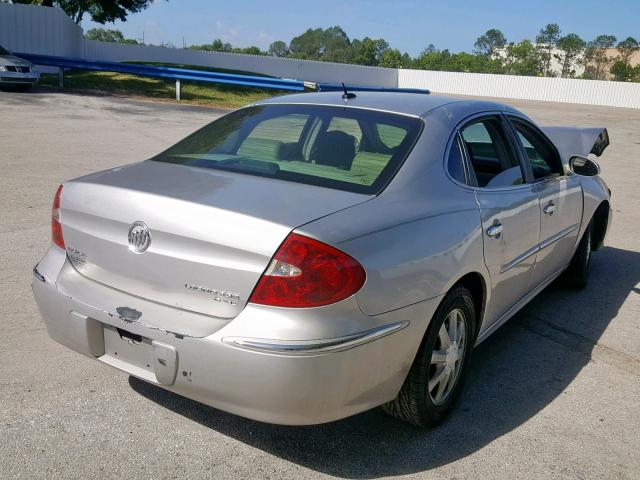 2G4WD582661130326 - 2006 BUICK LACROSSE C SILVER photo 4