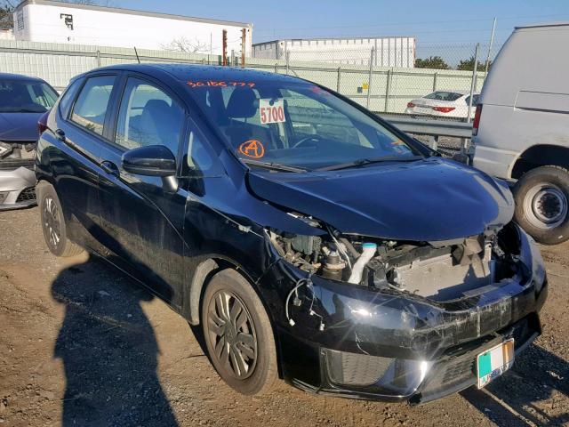 JHMGK5H57GX033387 - 2016 HONDA FIT LX BLACK photo 1