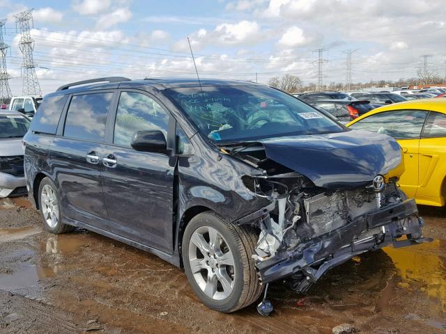 5TDXK3DC9DS292605 - 2013 TOYOTA SIENNA SPO BLACK photo 1