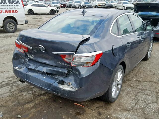 1G4PP5SK0D4149704 - 2013 BUICK VERANO GRAY photo 4