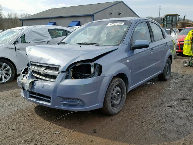 KL1TD56688B067995 - 2008 CHEVROLET AVEO BASE Mavi foto 2