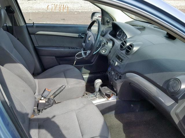 KL1TD56688B067995 - 2008 CHEVROLET AVEO BASE Mavi foto 5