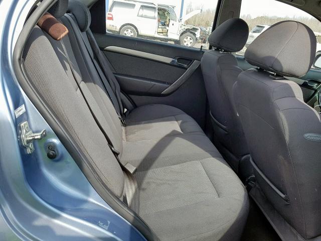 KL1TD56688B067995 - 2008 CHEVROLET AVEO BASE Mavi foto 6